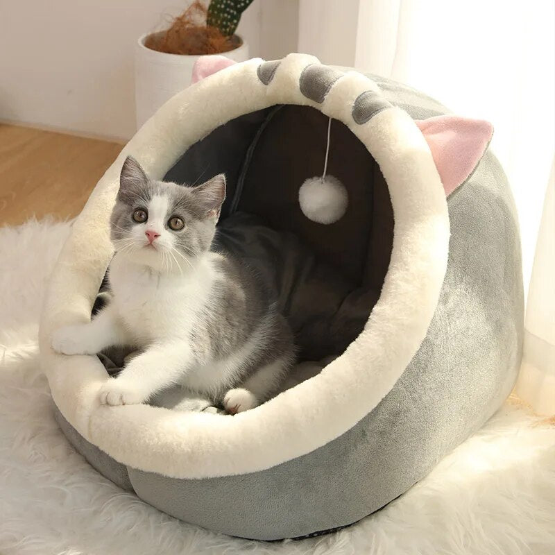 semi-closed cat bed, view 6 - MRSLM
