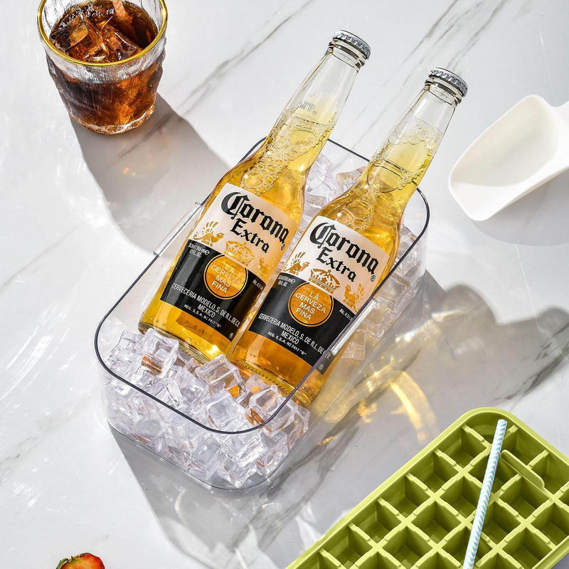 ice cube tray with lid and bin, view 4 - MRSLM