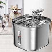 stainless steel cat water fountain, view 9 - MRSLM