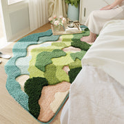 irregular mountain forest flocked carpet - MRSLM