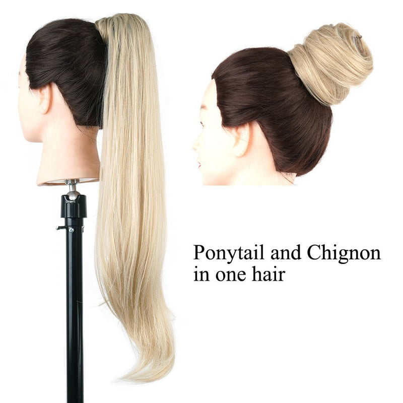 high ponytail long curly wig, view 3 - MRSLM