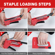 hand staple gun kit, view 4 - MRSLM