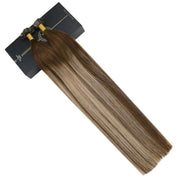 Flat tip human hair extensions, view 3 - MRSLM