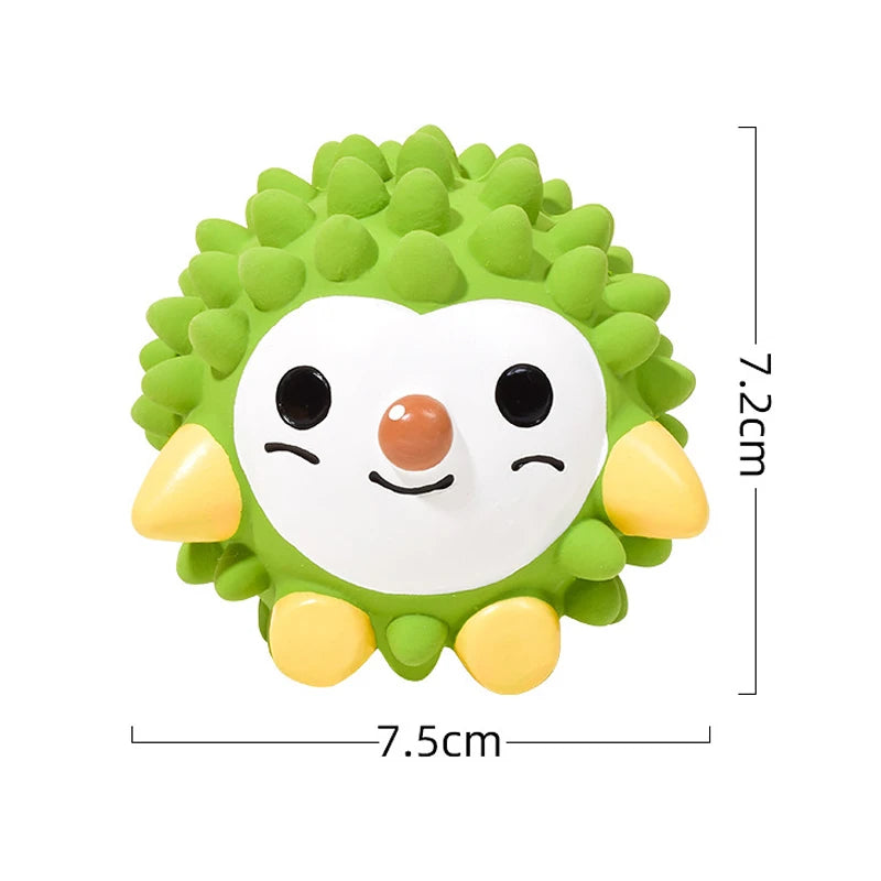 fruit-shaped squeaky dog toy, view 4 - MRSLM