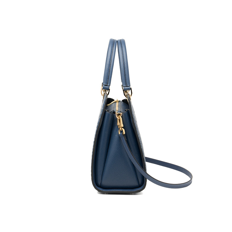 premium leather handcrafted shoulder bag, view 10 - MRSLM