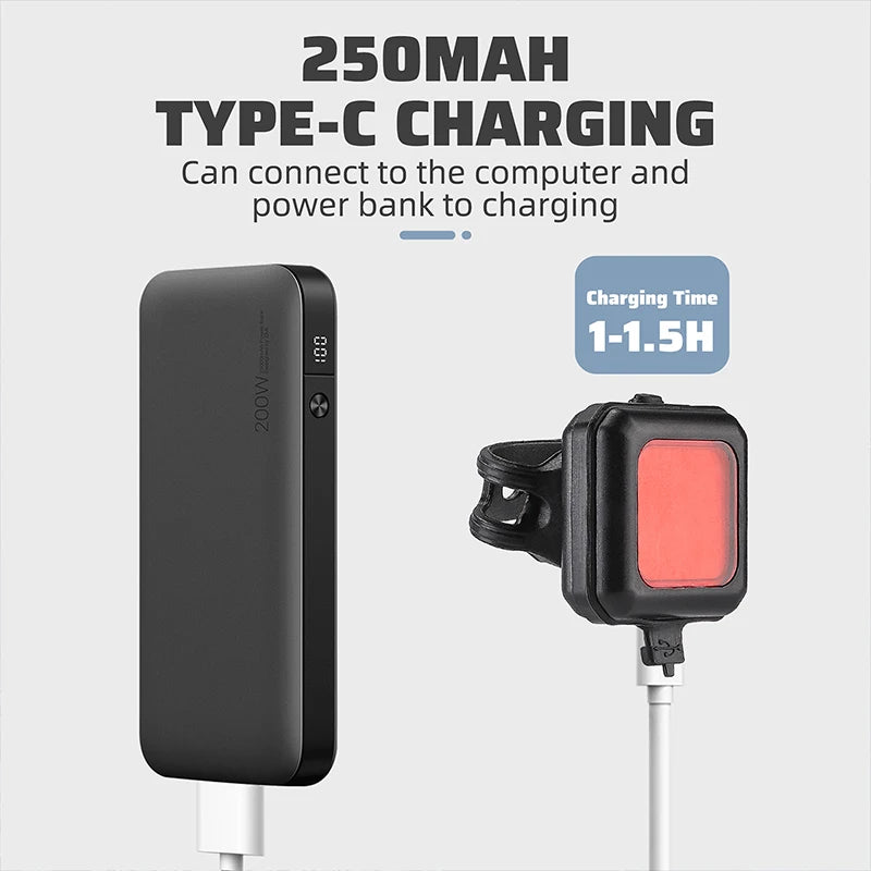 rechargeable led bike light, view 16 - MRSLM