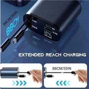 4-in-1 120W retractable car charger, view 6 - MRSLM