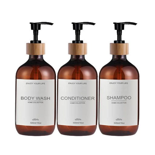 500ml soap and shampoo dispenser set - MRSLM