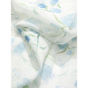 floral chiffon midi skirt, view 7 - MRSLM