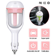 mini car humidifier and aroma diffuser, view 2 - MRSLM