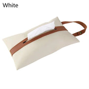 PU leather car seat tissue holder, view 4 - MRSLM