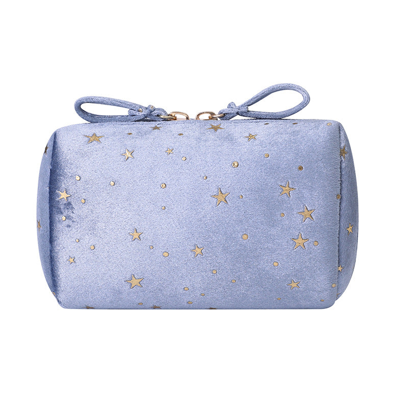 velvet makeup bag organizer, view 3 - MRSLM