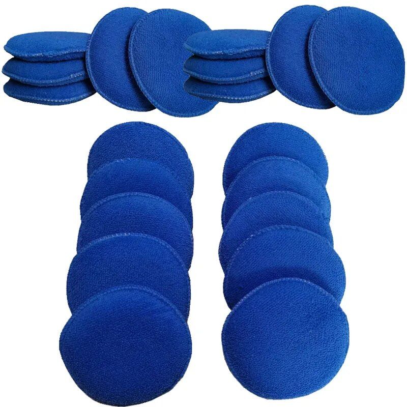 5" Ultra Soft Microfiber Wax Applicator Pad with Finger Pocket