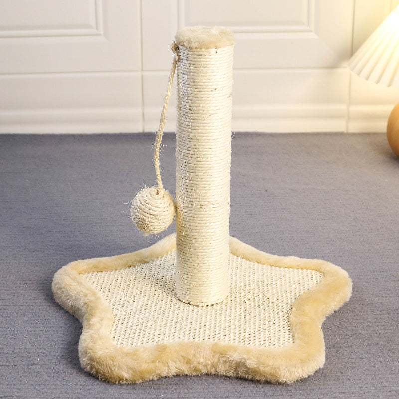compact cat scratching post, view 5 - MRSLM