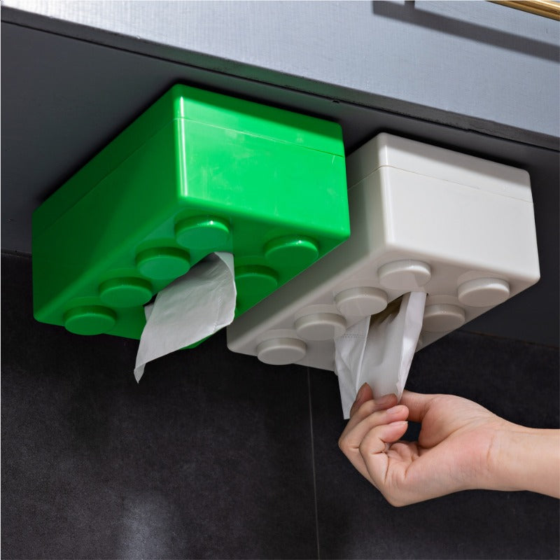 wall-mounted tissue box holder, view 12 - MRSLM