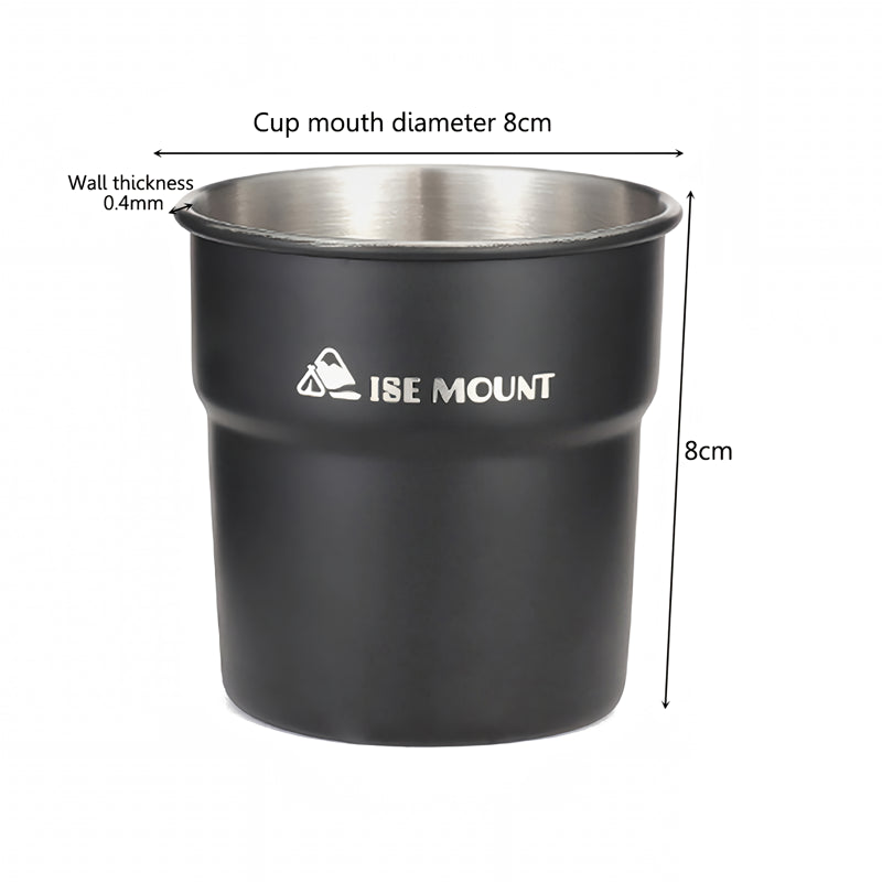 300ml stainless steel camping cup, view 2 - MRSLM