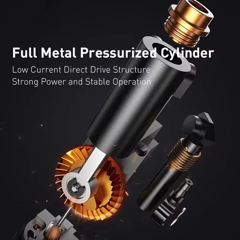 portable motorcycle air compressor, view 5 - MRSLM
