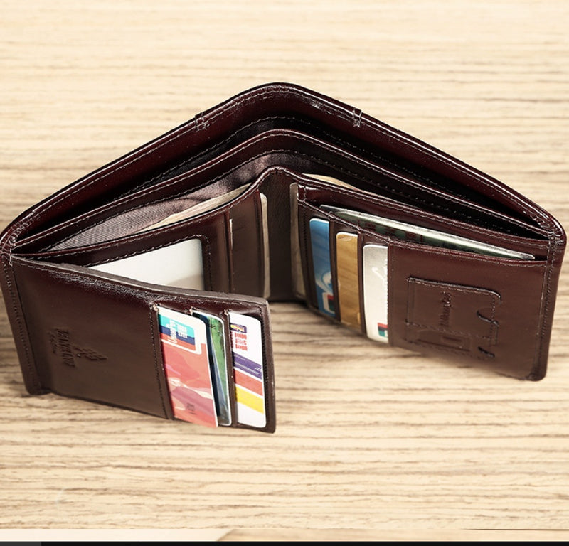 men's leather wallet, view 10 - MRSLM