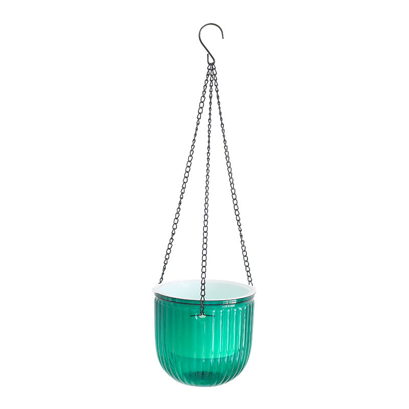 self-watering hanging flowerpot, view 2 - MRSLM