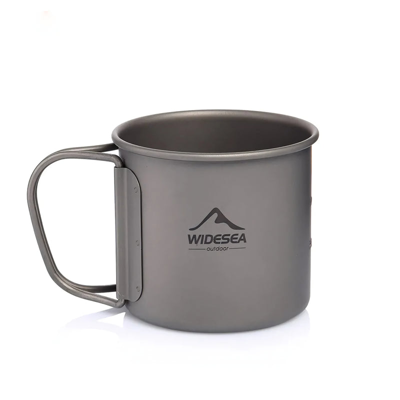 camping titanium cup with lid, view 8 - MRSLM