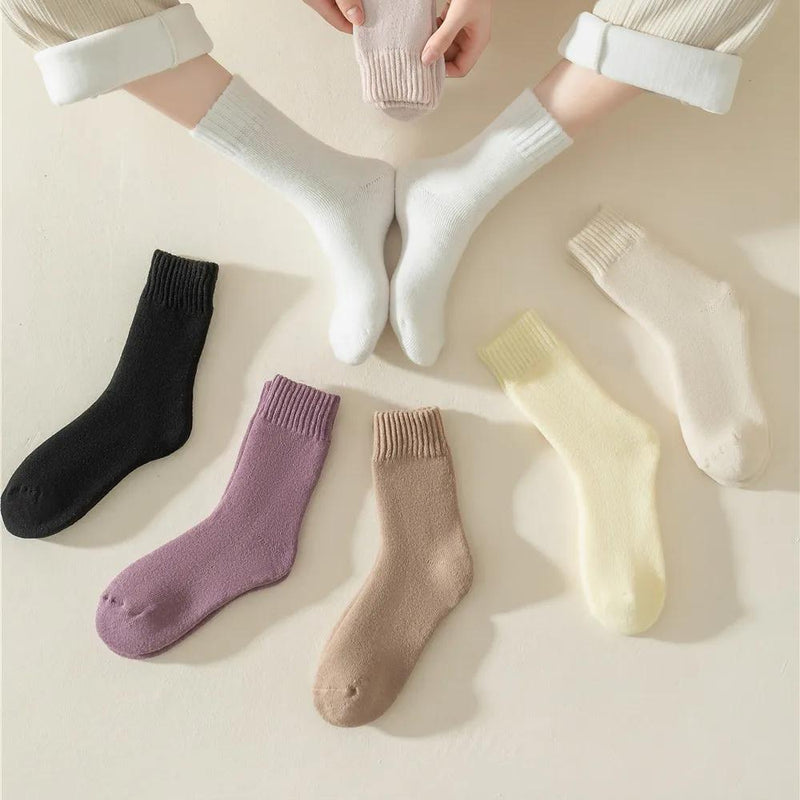 3 pairs women's cozy socks, view 12 - MRSLM