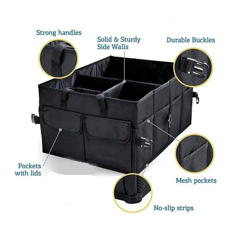 Expandable car trunk organizer, view 5 - MRSLM