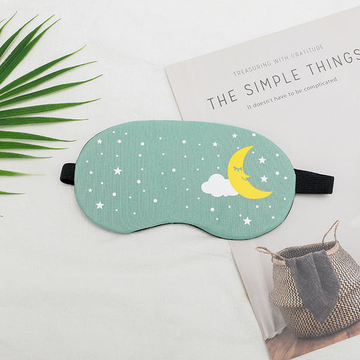 adjustable cotton silk sleep mask, view 2 - MRSLM