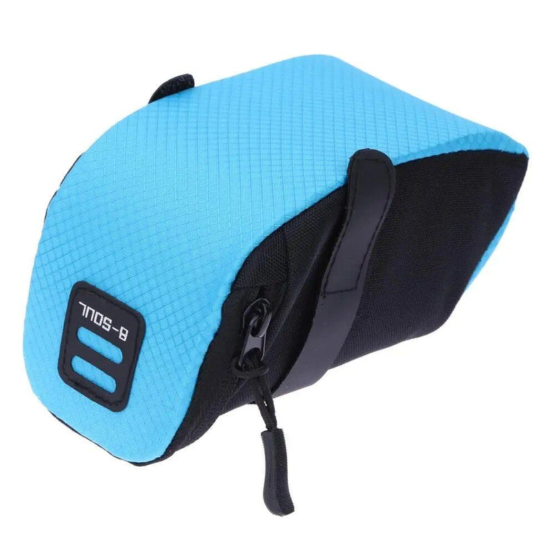 compact reflective cycling saddle bag, view 6 - MRSLM