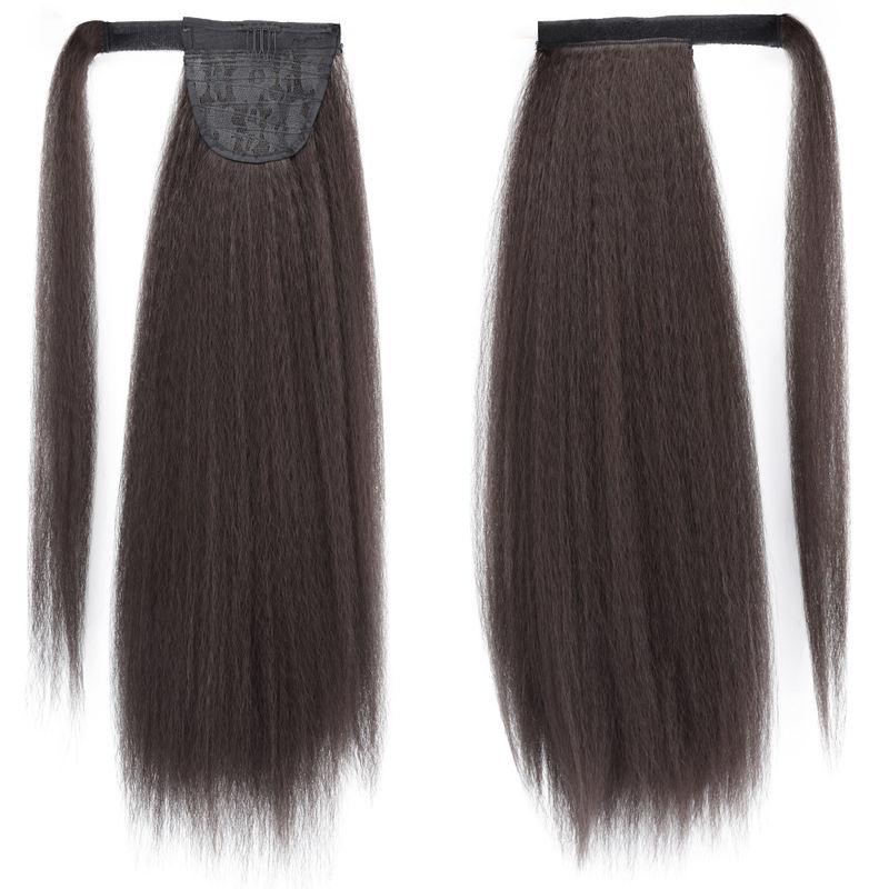 long straight ponytail hair extension, view 4 - MRSLM
