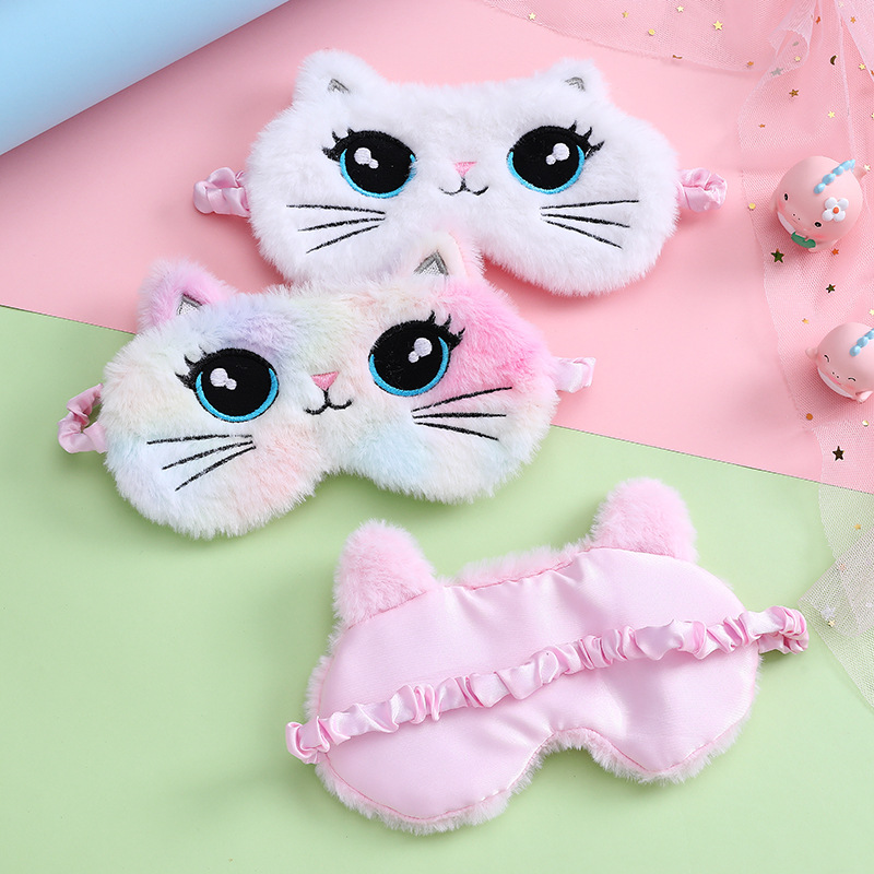 cute plush eye mask for kids, view 6 - MRSLM