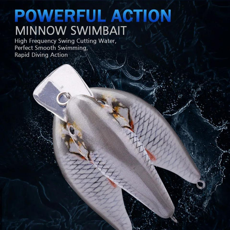 crankbait minnow fishing lure, view 17 - MRSLM