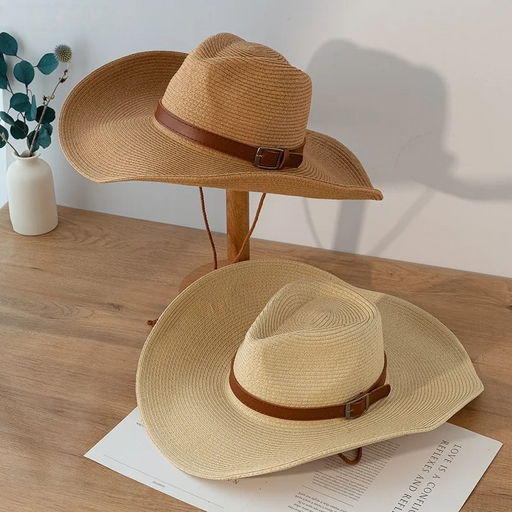 natural paper western cowboy hat - MRSLM