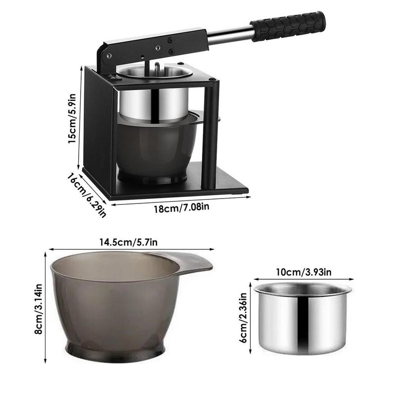 stainless steel manual citrus juicer, view 9 - MRSLM