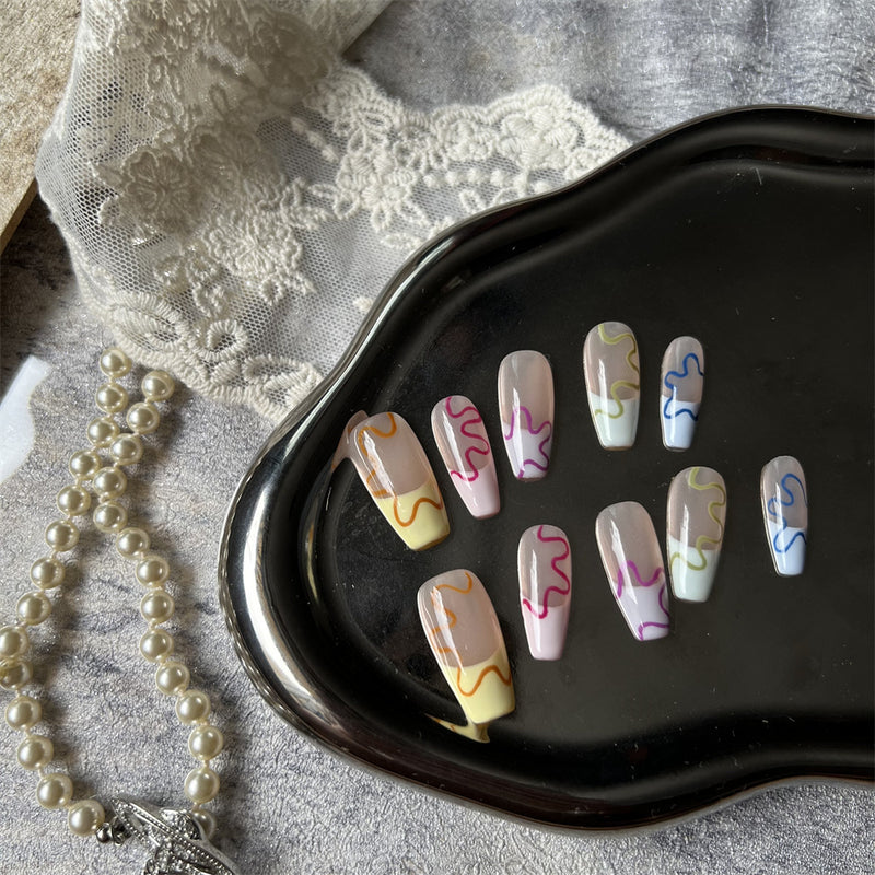 hand-worn flower nails - MRSLM