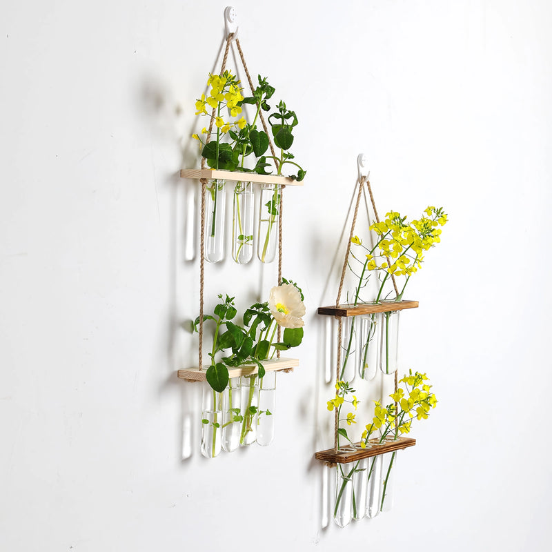 wooden hydroponic wall vase, view 4 - MRSLM