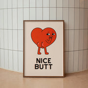 funny bathroom wall art canvas print - MRSLM