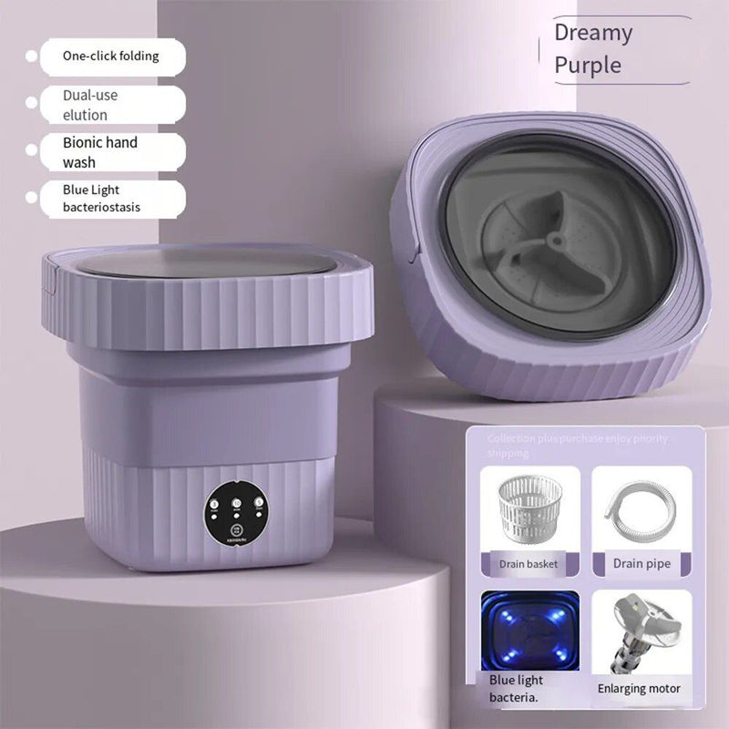portable folding washing machine, view 11 - MRSLM