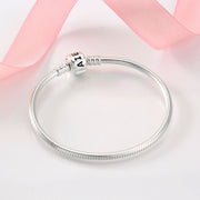 s925 silver snake bone chain bracelet - MRSLM