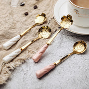 Mini stainless steel dessert spoons, view 8 - MRSLM