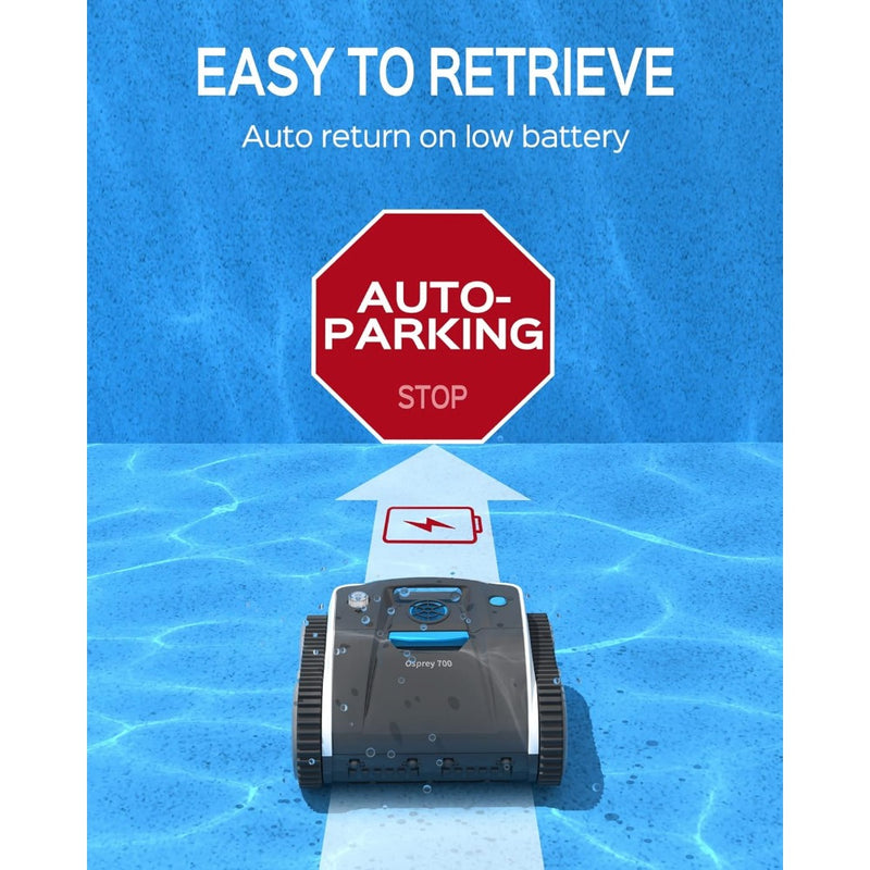 cordless robotic pool cleaner, view 7 - MRSLM