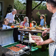 stainless steel bbq rolling basket, view 6 - MRSLM