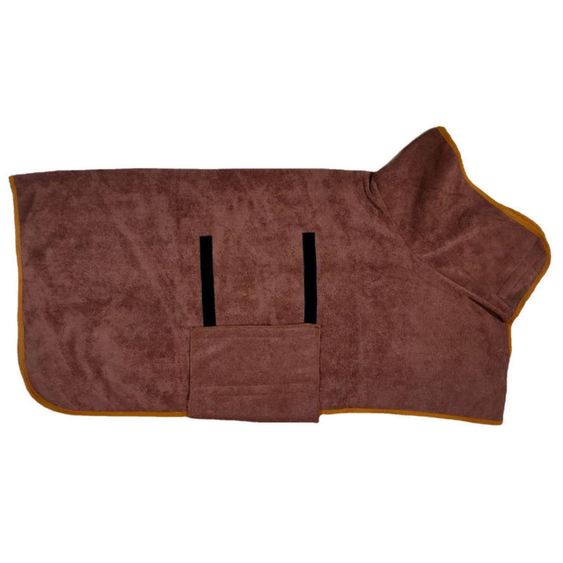 Microfiber dog bathrobe towel, view 4 - MRSLM