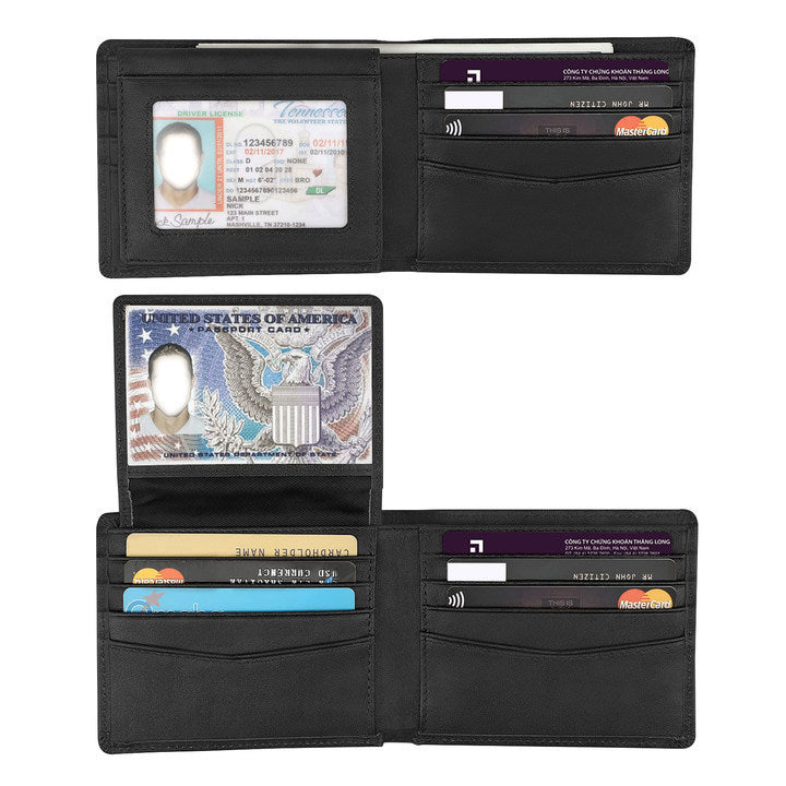 three-fold men's wallet, view 6 - MRSLM