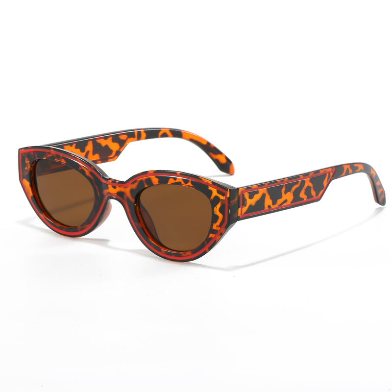 gradient cat eye sunglasses, view 2 - MRSLM