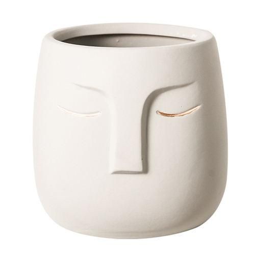 ceramic head vase, view 3 - MRSLM