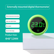 self-adhesive digital aquarium thermometer, view 2 - MRSLM