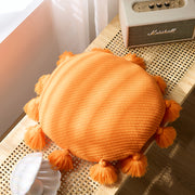 fluffy round tassel seat cushion, view 7 - MRSLM