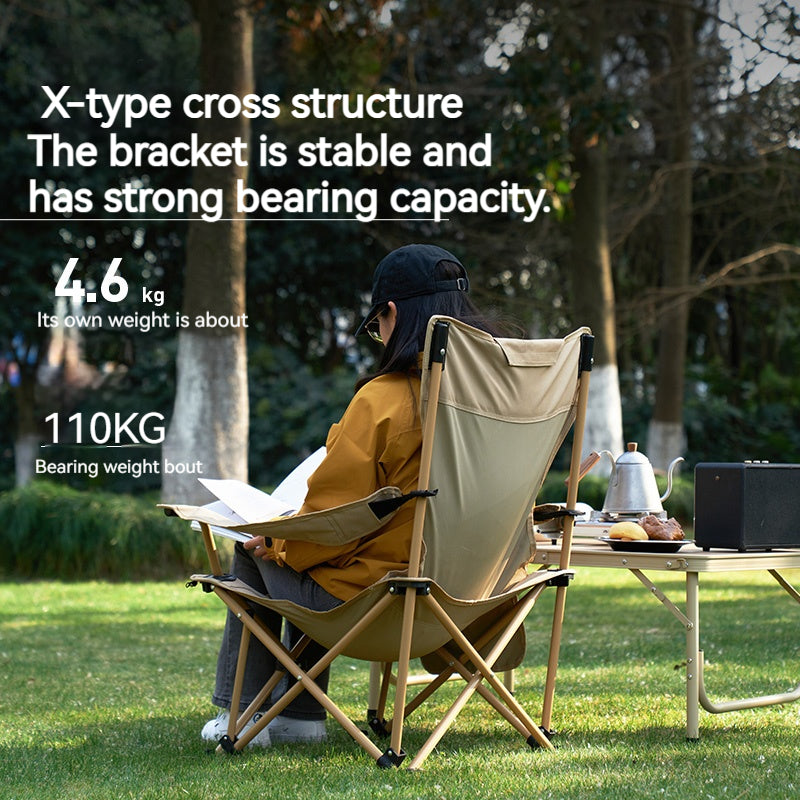 outdoor portable recliner chair, view 4 - MRSLM