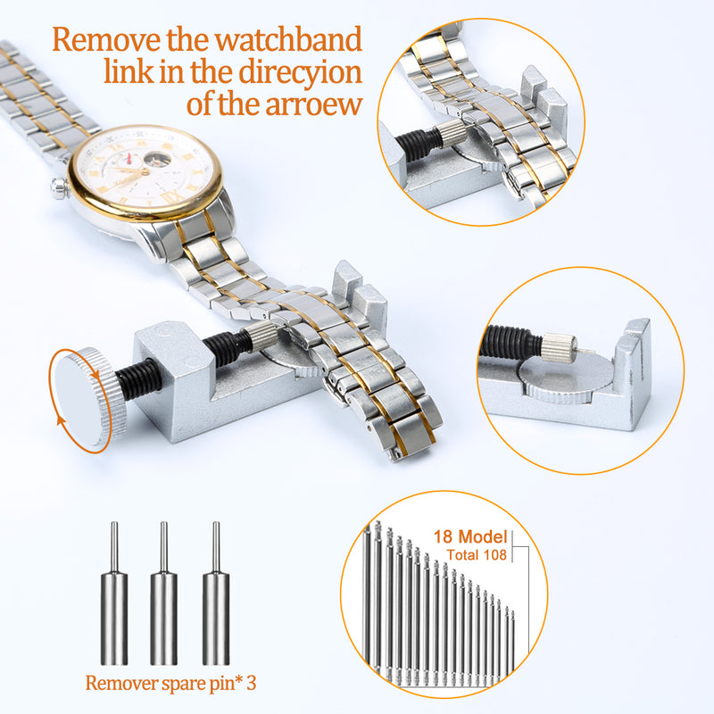149-in-1 watch repair tool kit, view 5 - MRSLM