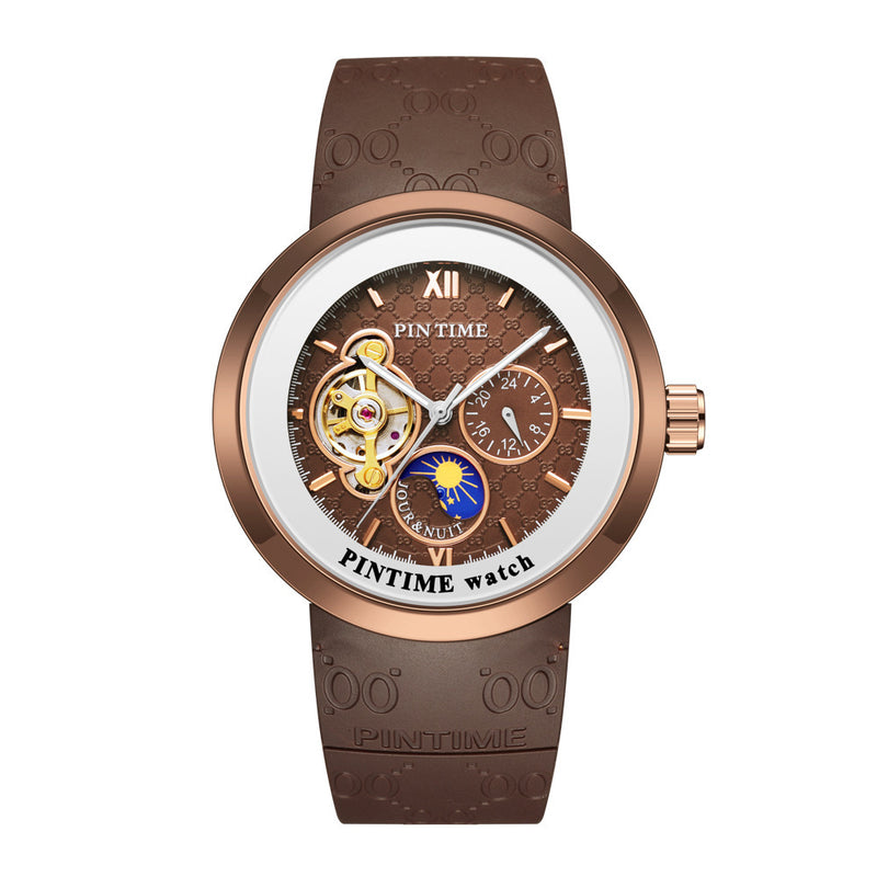 men's three eye automatic watch, view 2 - MRSLM